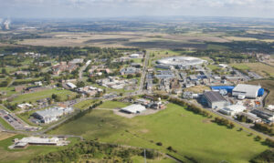 Aerial view of the Rutherford Appleton Laboratory